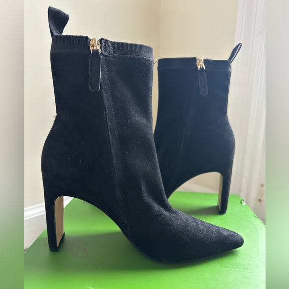 NWB Kate Spade Down Under Stretch Suede Booties - Size 7 - Picture 2 of 16